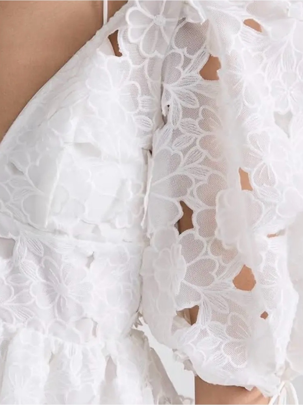 For Love & Lemons White Lace Leighton Dress - Picture 7 of 7